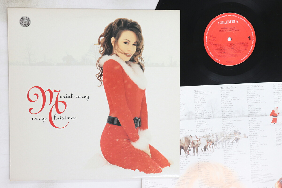【中古】英LP Mariah Carey Merry Christmas 4773421 COLUMBIA /00260｜RECORD CITY 店