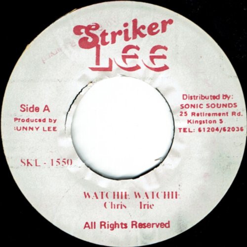Watchie 【楽天市場】【中古】ジャマイカ7” Chris Irie Watchie Watchie NONE Striker Lee /00080 ...