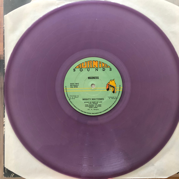 【中古】英LP Maytones Madness BS1002LP Burning Sounds /00260｜RECORD CITY 店