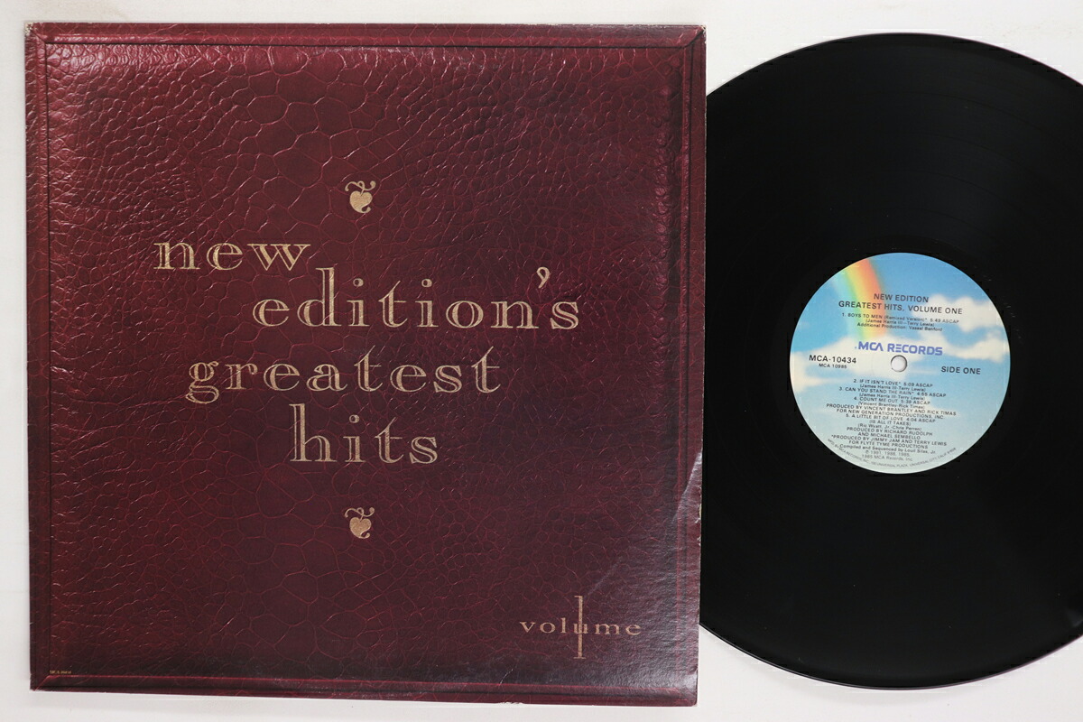 【中古】LP New Edition New Editions Greatest Hits (Volume 1) MCA10434 MCA /00260｜RECORD CITY 店