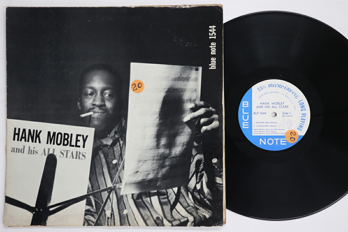【中古】米LP Hank Mobley And His All Stars BLP1544 BLUE NOTE /00260|レコードシティ 店