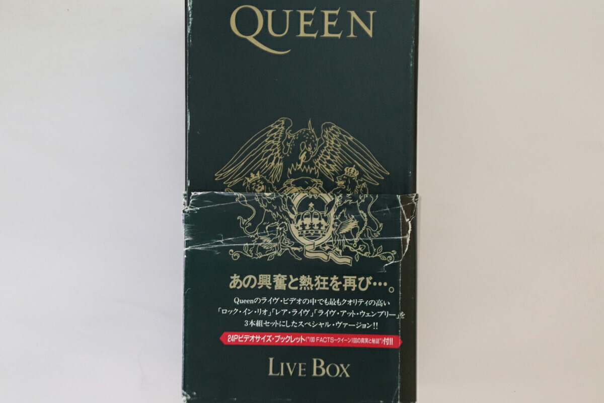【中古】3xVHS Queen Live Box TOVW32257 東芝EMI /00900画像