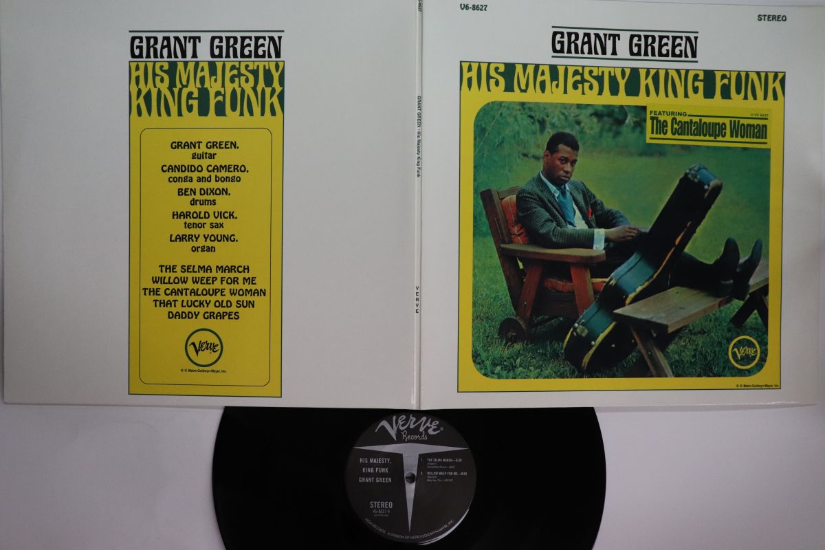 【中古】独LP Grant Green His Majesty King Funk (180g) V68627 VERVE /00400|レコードシティ 店