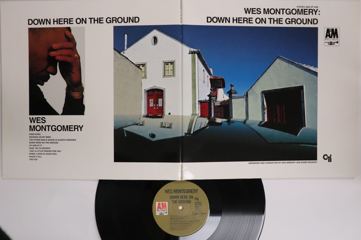 【中古】独LP Wes Montgomery Down Here On The Ground (180g) SP3006 A&amp;M /00400｜レコードシティ 店
