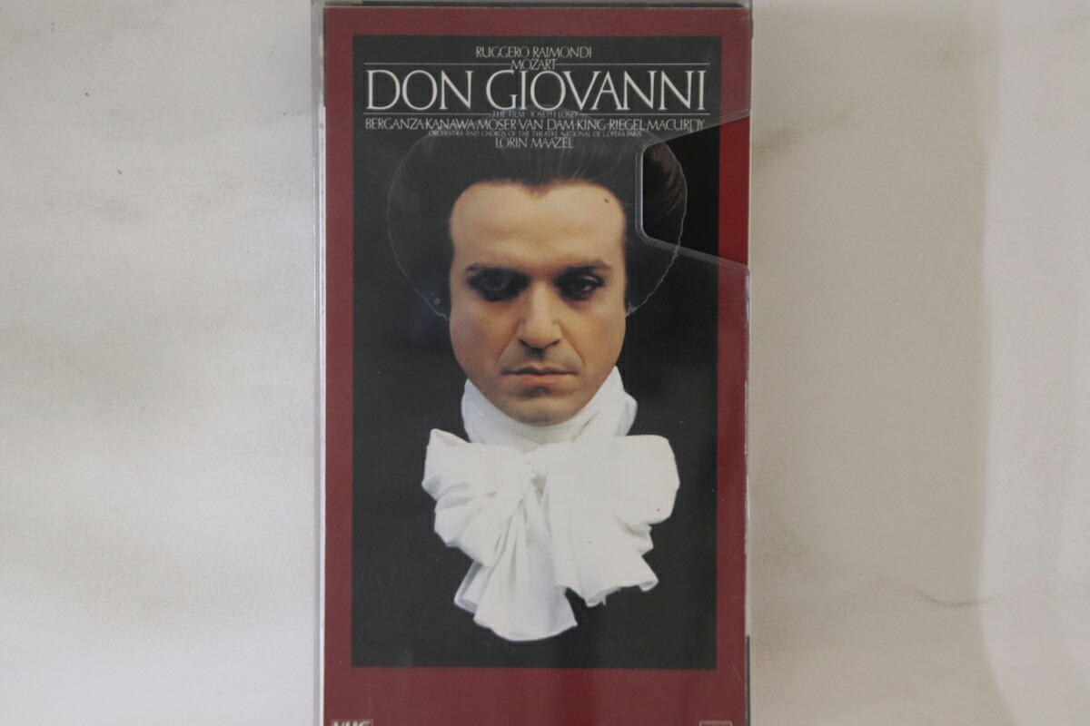 【中古】VHS Mozart 歌劇 ドン・ジョヴァンニ 全曲 Vol.1 OOZC101 CBS / SONY /00300画像