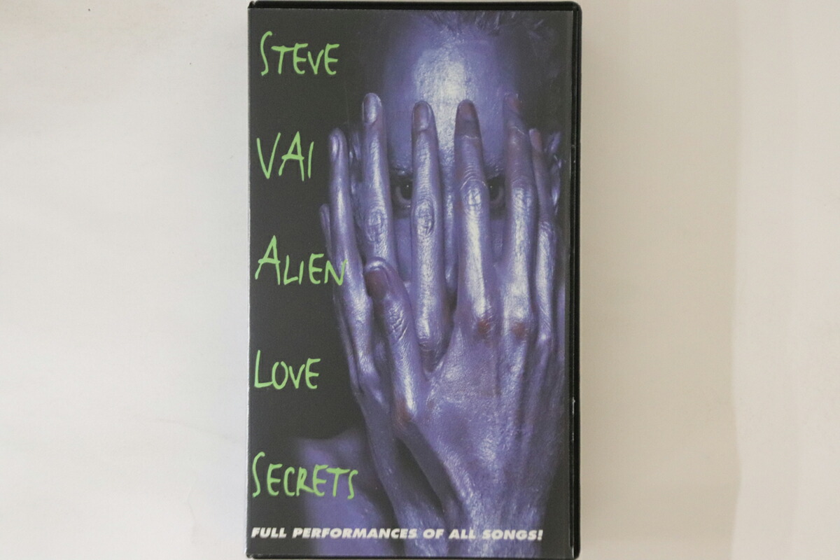 【中古】VHS Steve Vai Alien Love Secrets YMVH519 HAL LEONARD /00300画像