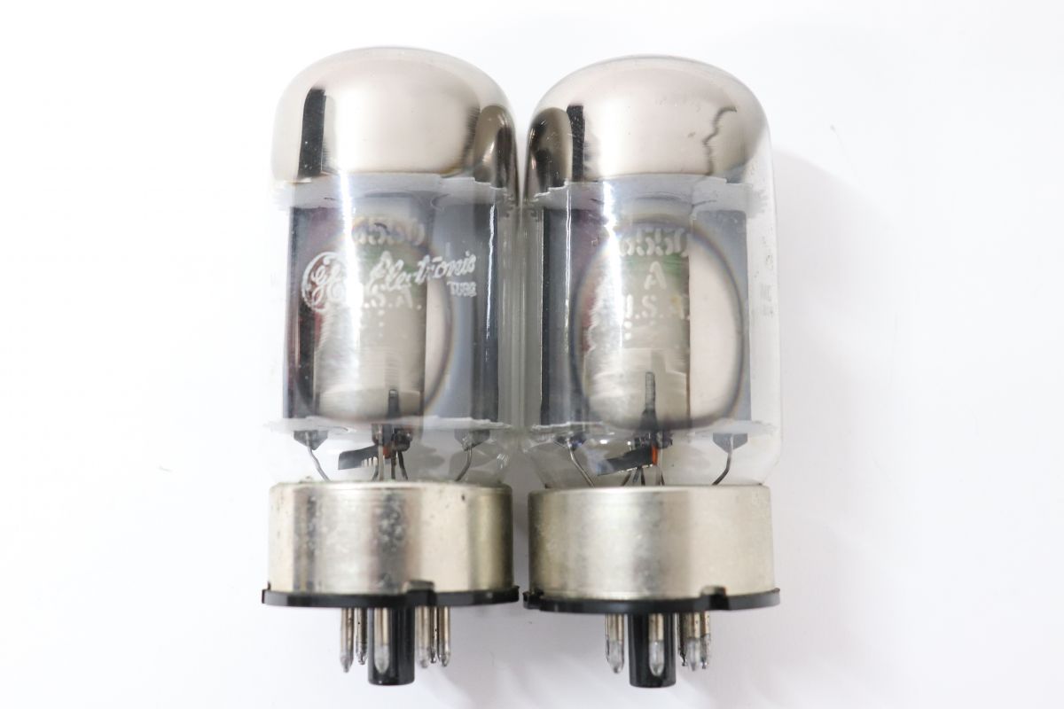 【中古】General Electric ジェネラルエレクトリック GE 6550A Vacuum Tube 無意味さ管 2本仕掛ける /00160