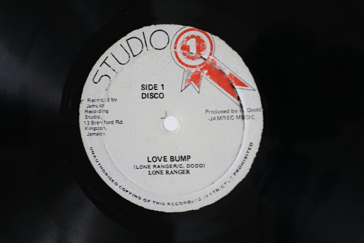 【中古】ジャマイカ12&rdquo; Lone Ranger / Brentford Rocker Love Bump / Bushmaster none Studio One /00250｜RECORD CITY 店