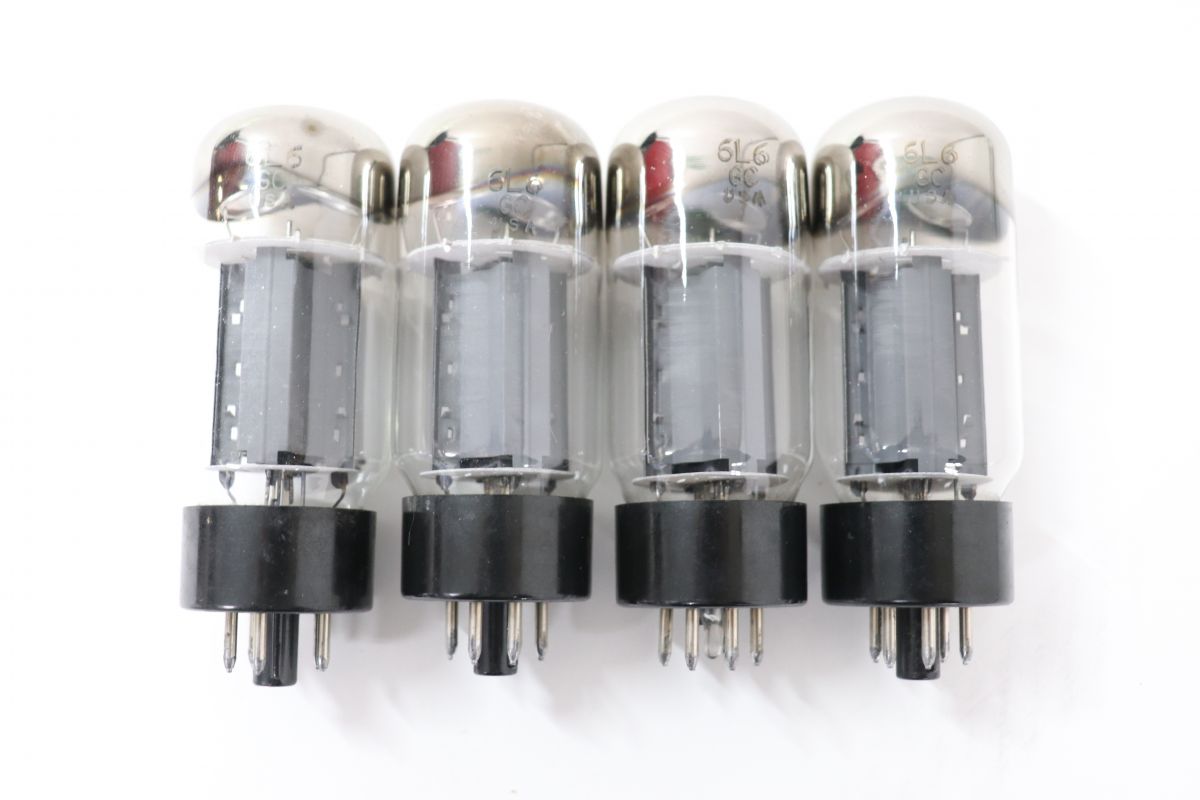 【中古】General Electric ジェネラルエレクトリック GE 6l6GC Vacuum Tube 無意味さ管 4本仕掛ける