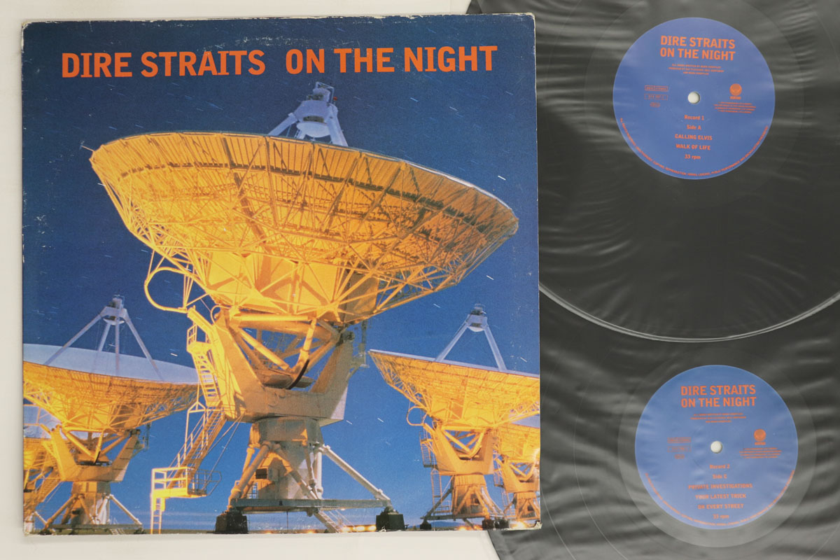 【中古】2discs LP Dire Straits On The Night 5147661 VERTIGO /00520｜RECORD CITY 店