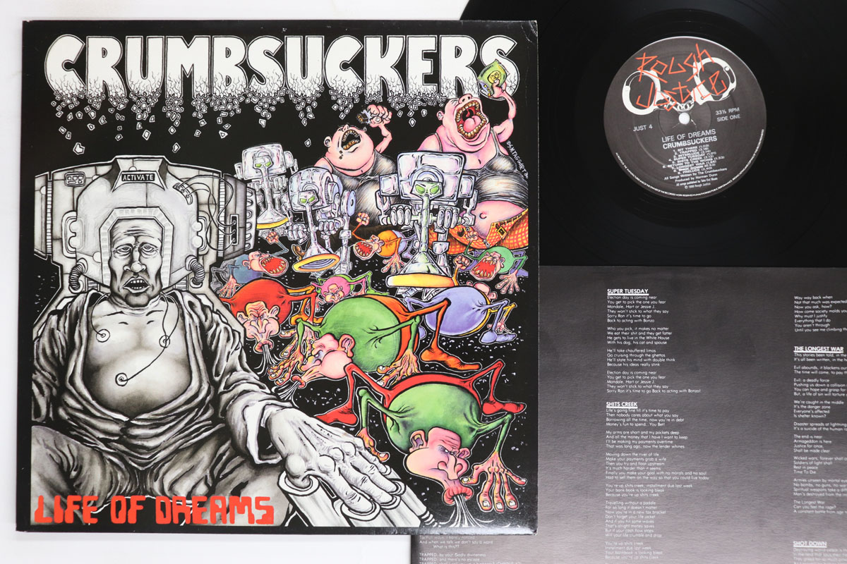 【中古】LP Crumbsuckers Life Of Dreams JUST4 ROUGH JUSTICE /00260｜RECORD CITY 店
