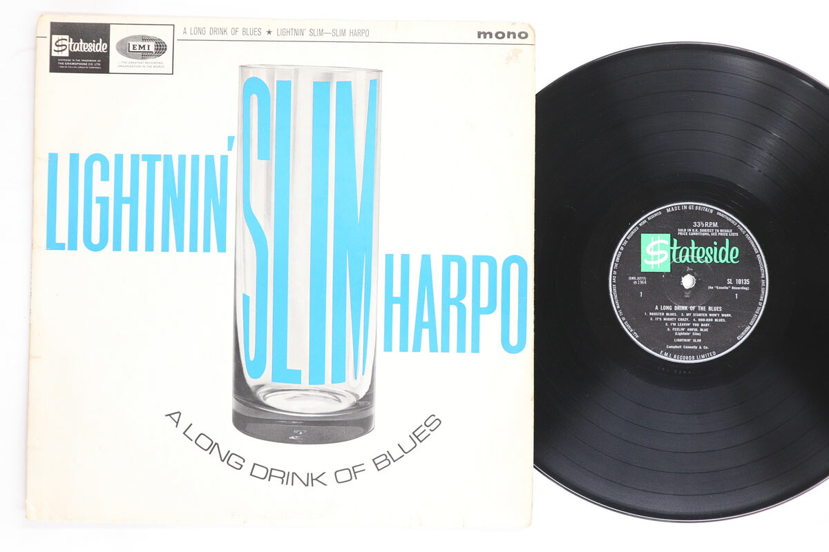 【中古】LP Lightning Slim, Slim Harpo A Long Drink Of Blues SL10135 STATESIDE /00260｜RECORD CITY 店