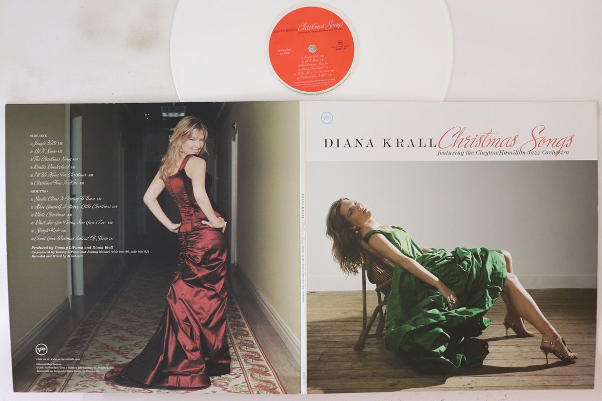 【中古】米LP Diana Krall Christmas Songs B000471701 VERVE /00400|レコードシティ 店