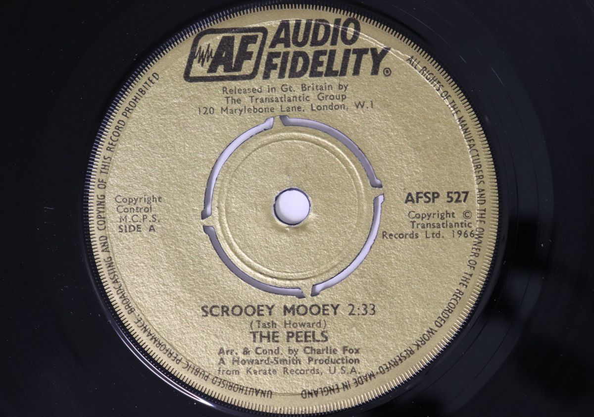 【中古】英7&rdquo; Peels Scrooey Mooey / Time Marches On AFSP527 AUDIO FIDELITY /00080｜RECORD CITY 店