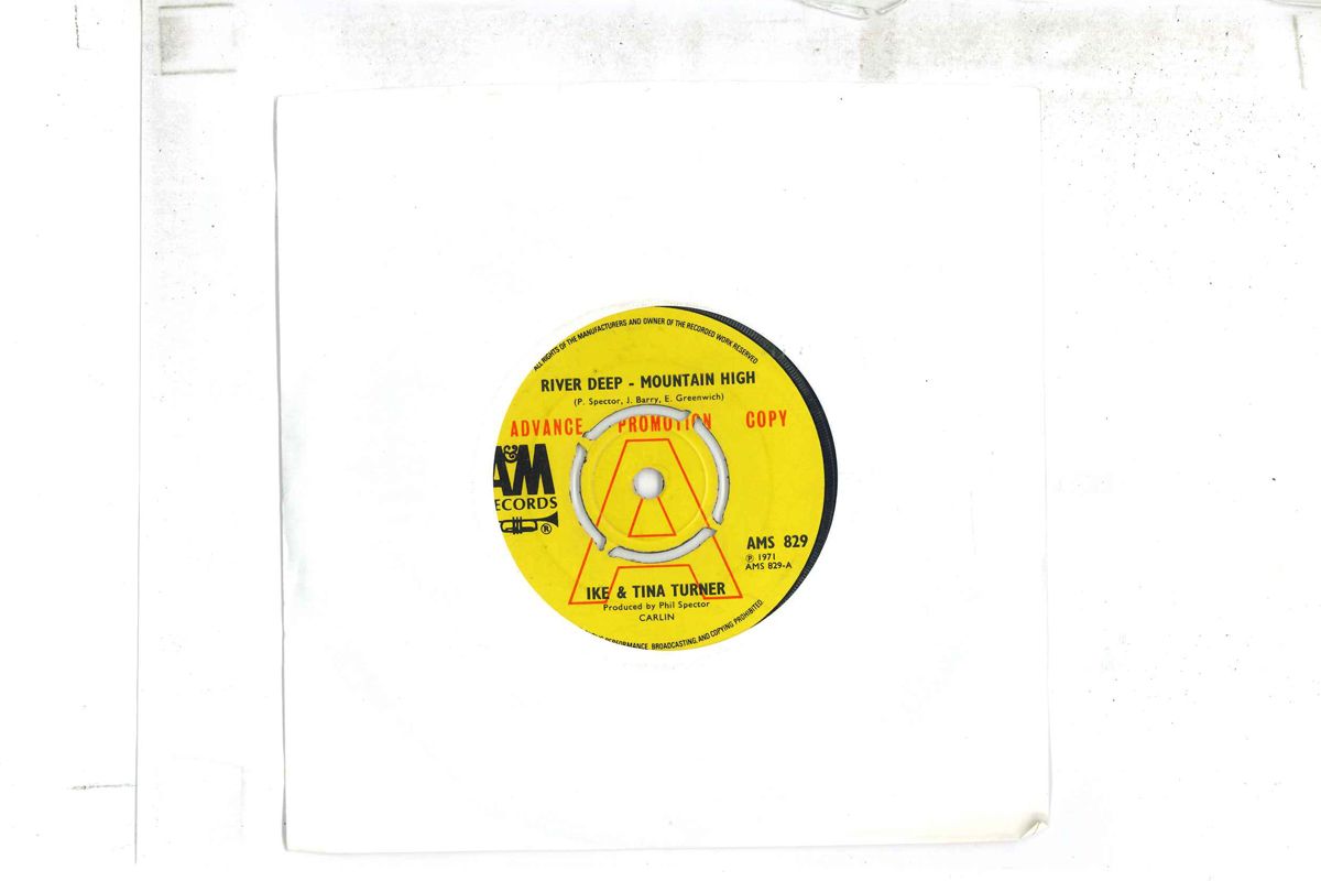 【中古】7&rdquo; Ike &amp; Tina Turner River Deep - Mountain High AMS829PROMO A&amp;M UK Vinyl プロモ /00080｜RECORD CITY 店