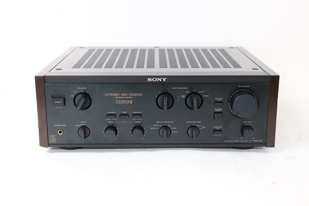【中古】Sony ソニー TA-F333ESX Stereo Premain Amplifier ステレオプリメインアンプ /18600