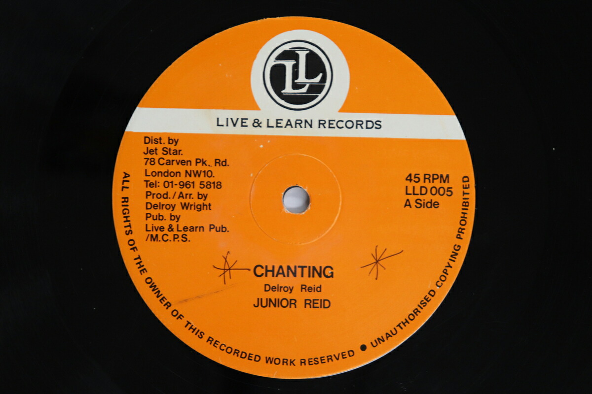 【中古】米12&rdquo; Junior Reid Chanting / Woman Change Your Ways LLD005 LIVE &amp; LEARN RECORDS /00250｜RECORD CITY 店