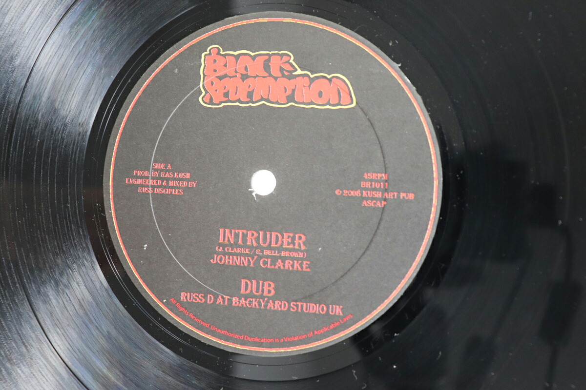 【中古】米10&rdquo; Johnny Clarke / Disciples Ridd Intruder / Militancy BR1011 BLACK REDEMPTION /00200｜RECORD CITY 店