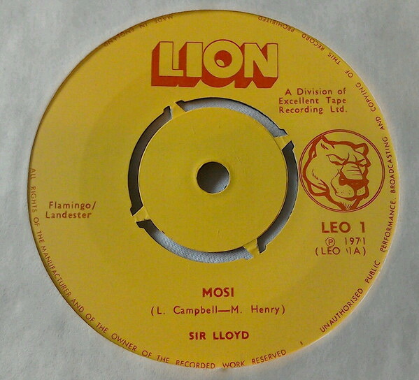 【中古】7” Lloyd Campbell Mosi LEO1 Lion /00080|RECORD CITY 店