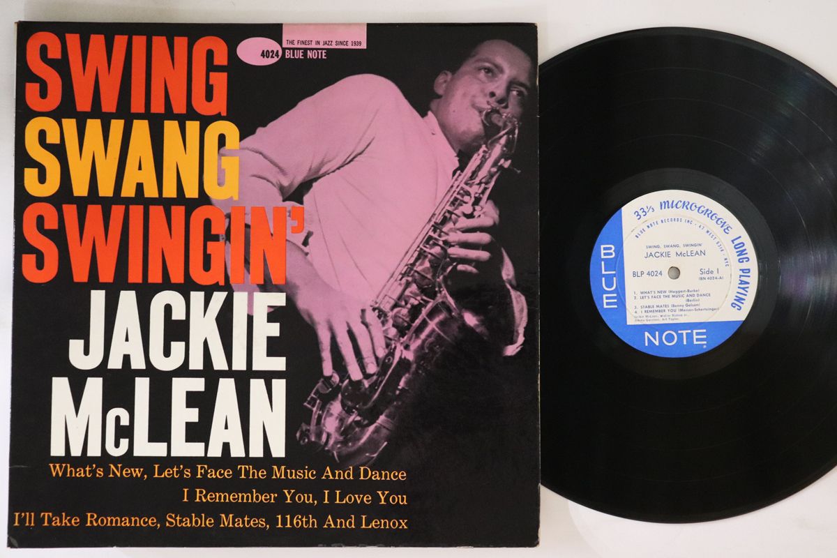 【中古】LP Jackie Mclean Swing, Swang, Swingin BLP4024 BLUE NOTE US Vinyl /00260｜レコードシティ 店