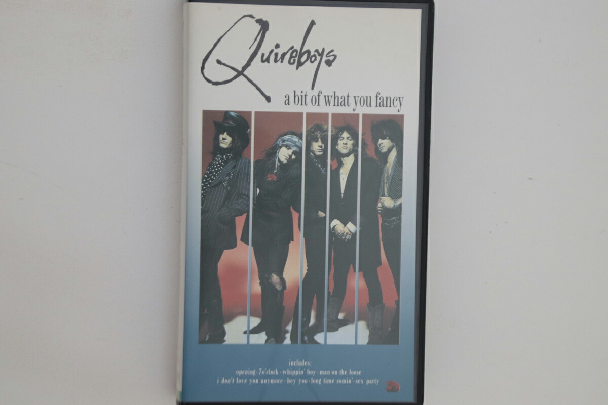 【中古】VHS Quireboys A Bit Of What You Fancy TOVW3046PROMO EMI プロモ /00300画像