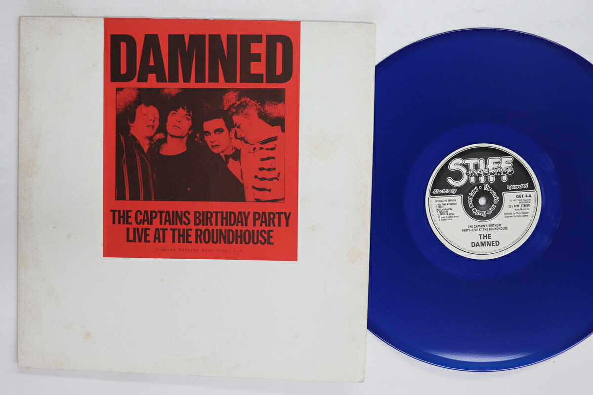 【中古】英LP Damned Captains Birthday Party - Live At The Roundhouse GET4 STIFF /00260｜RECORD CITY 店 6,165円