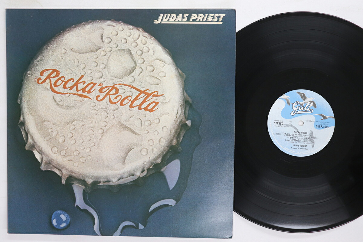 【中古】LP Judas Priest Rocka Rolla GULP1005 GULL /00260|レコードシティ 店