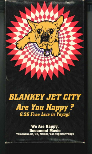 【中古】2xVHS Blankey Jet City Are You Happy ? 8.26 Free Live In Yoyogi TOVF12312 東芝EMI /00600画像