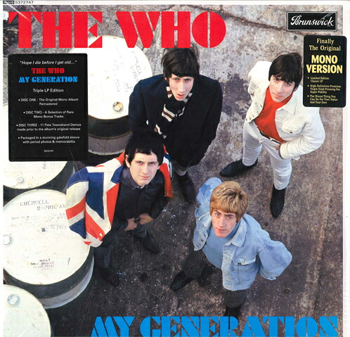 【新品】3discs LP Who My Generation 5372747 Brunswick, Polydor, /00920｜RECORD CITY 店