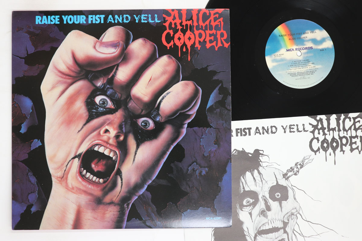【中古】LP Alice Cooper Raise Your Fist And Yell MCA42091 MCA /00260｜RECORD CITY 店