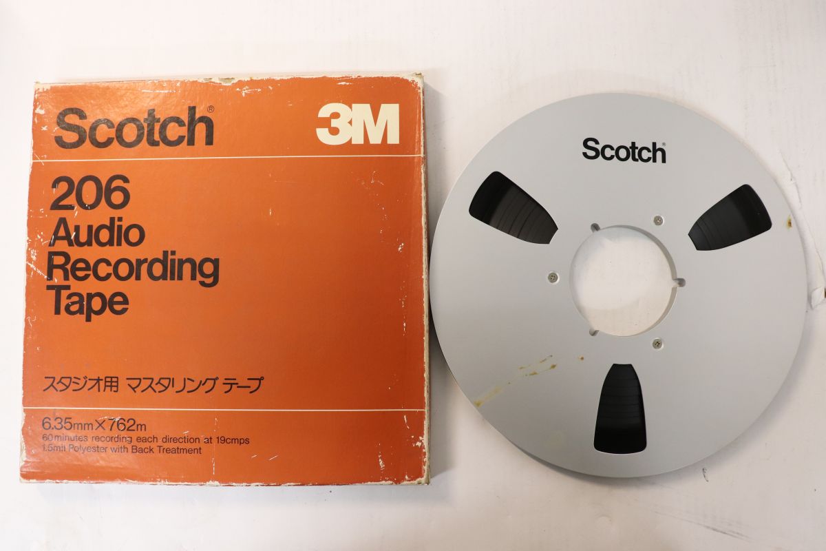 【中古】Scotch スコッチウイスキー 206 10号 オープンリールテープ 2500フィート 762m スコッチウイスキー 3m /390