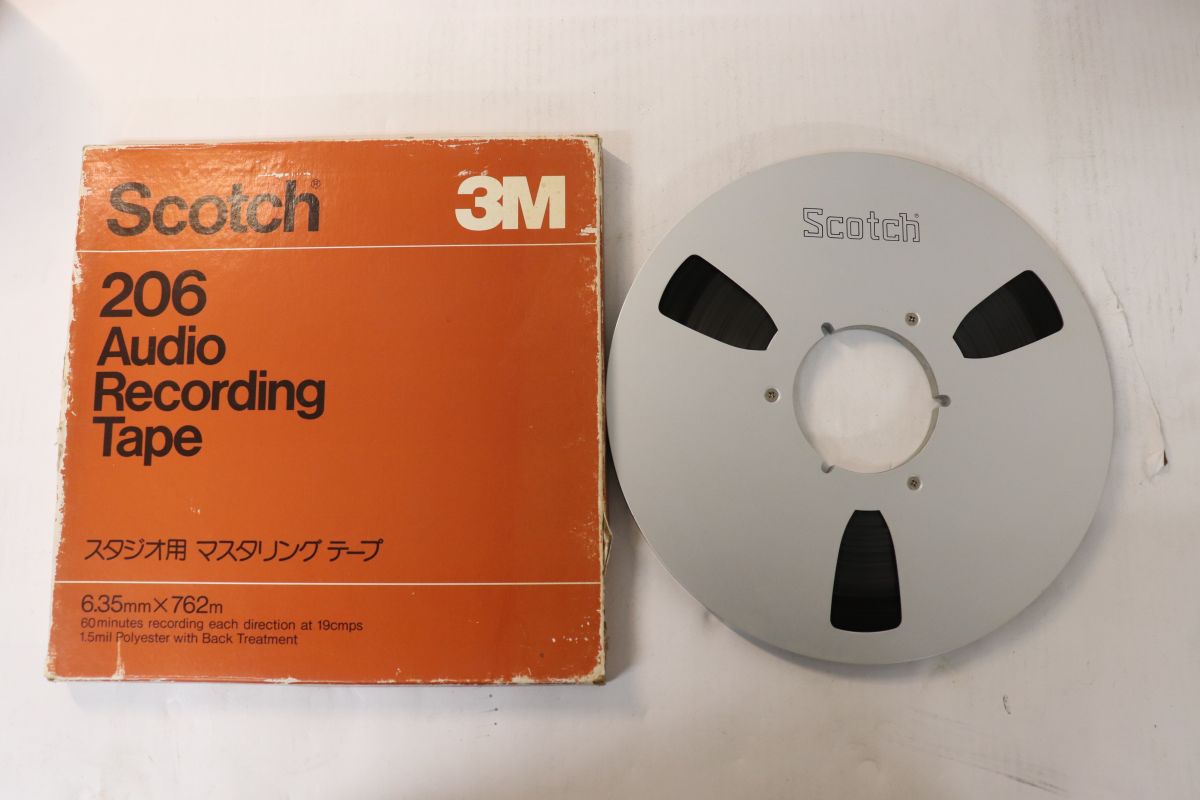【中古】Scotch スコッチウイスキー 206 10号 オープンリールテープ 2500フィート 762m スコッチウイスキー 3m /390