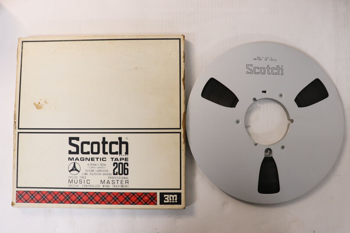 【中古】Scotch スコッチウイスキー 206 10号 オープンリールテープ 2500フィート 762m スコッチウイスキー 3m /390