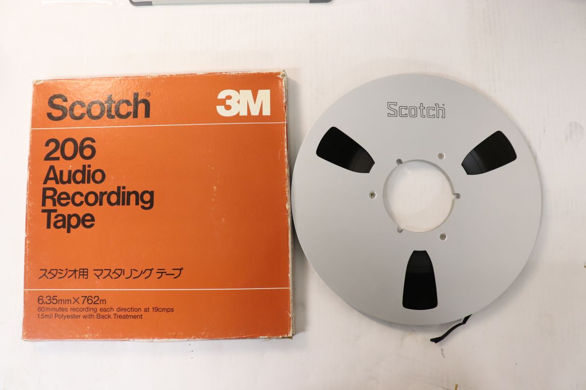 【中古】Scotch スコッチウイスキー 206 10号 オープンリールテープ 2500フィート 762m スコッチウイスキー 3m /390