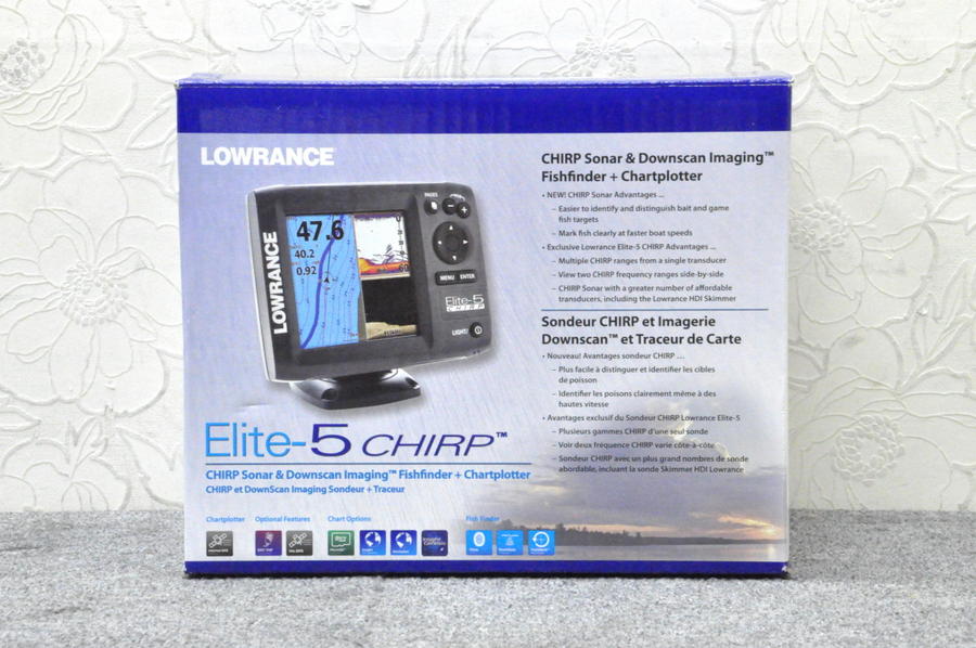 2021春夏新作】 ローランス LOWRANCE 魚群探知機 魚探 Elite5X Elite