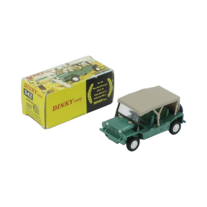 【中古】 DINKY TOYS 342 mini-MOKE OPENING BONNET DEAILED ENGINE DETACHABLE HOOD 1 乗り物のおもちゃ-車
