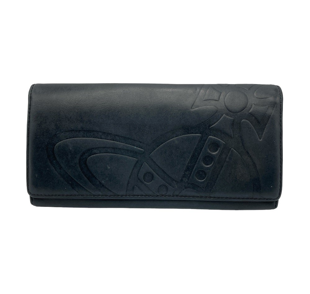 【新品・未使用】Vivienne Westwood 口金長財布 ブラック Vivienne Westwood ヴィヴィアンウエストウッド オンライン限定