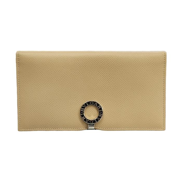 ふちゃっ ブルガリ・ブルガリ ラージウォレット Calf Leather 283440