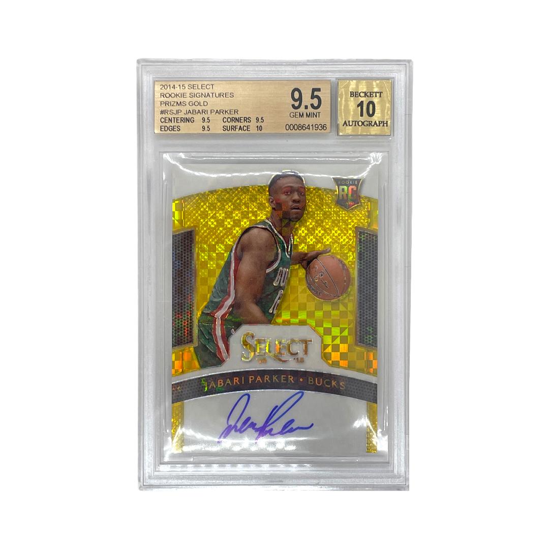 【中古】 PANINI NBAカード SELECT ROOKIE SIGNATURES PRIZM GOLD JABARI PARKER 03/10 #RS-JP IT1画像