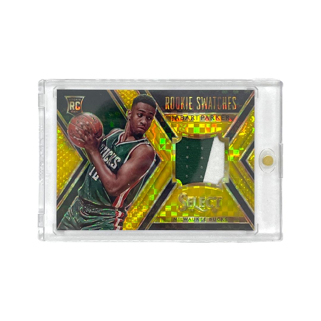 【中古】 PANINI NBAカード SELECT ROOKIE SWATCHES PRIZM GOLD JABARI PARKER 03/10 #1 IT1画像