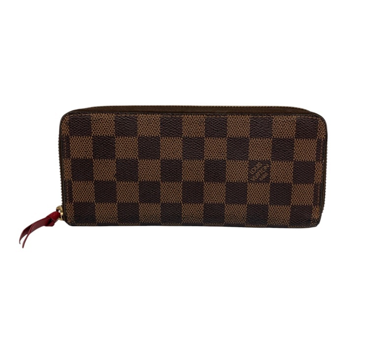 【中古】 LOUIS VUITTON ルイヴィトン ダミエ ポルトフォイユ・クレマンス N60534 D4｜リサイクル王国