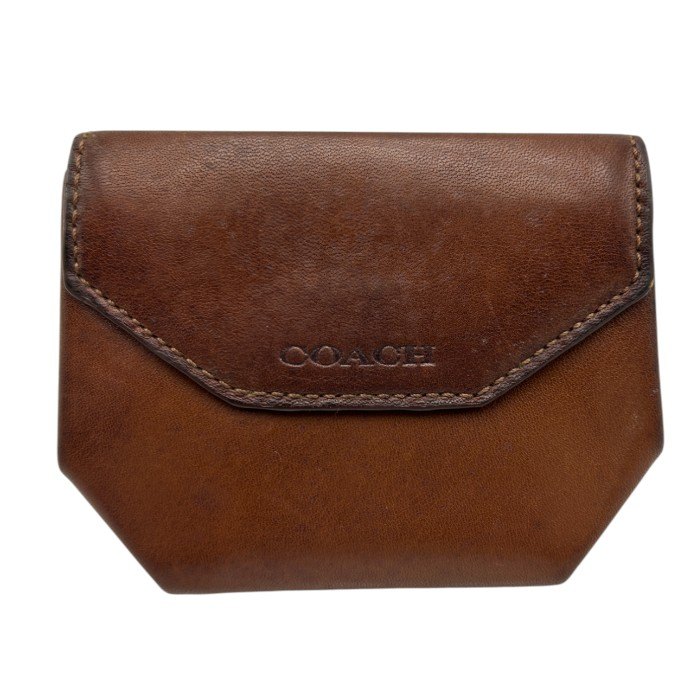 COACH ダークブラウン がま口コインケース Amazon | [コーチ] 小銭入れ レディース コインケース