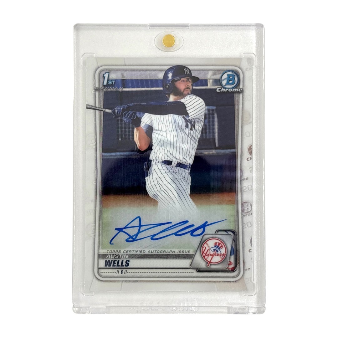 【中古】 TOPPS MLBカード BOWMAN CHROME 1ST AUSTIN WELLS YANKEES #CDA-AWE IT1｜リサイクル王国