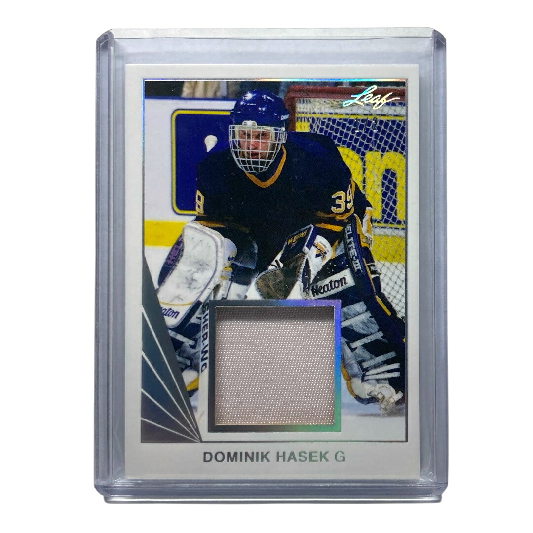 【中古】 Leaf NHLカード DESIGN MATERIALS DOMINIK HASEK SABRES 1/2 #BM-11 IT2|リサイクル王国