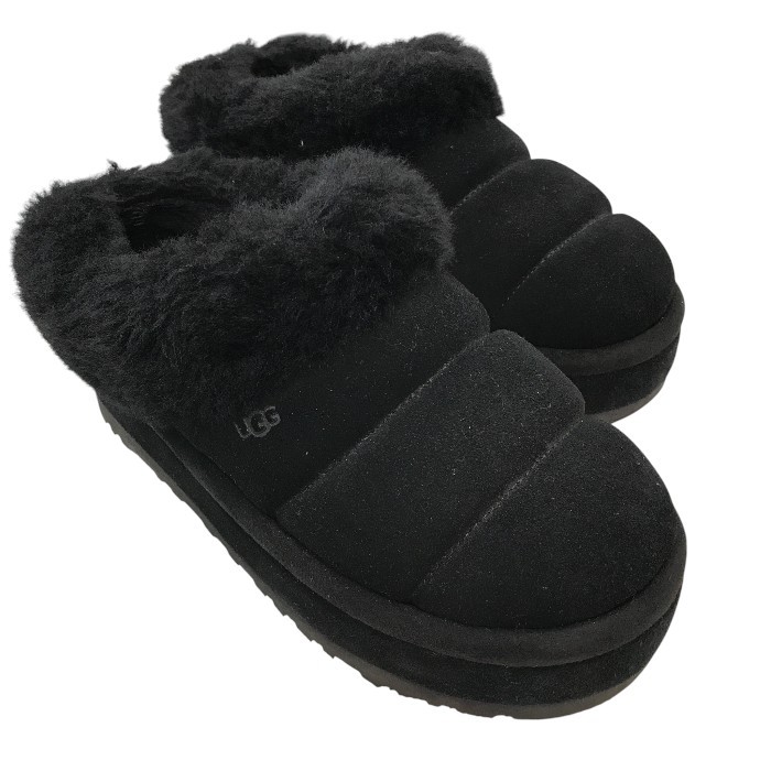 【中古】 UGG アグ TAZZLITA (タズリータ) 厚底サンダル ブラック サイズ25 Y1｜リサイクル王国