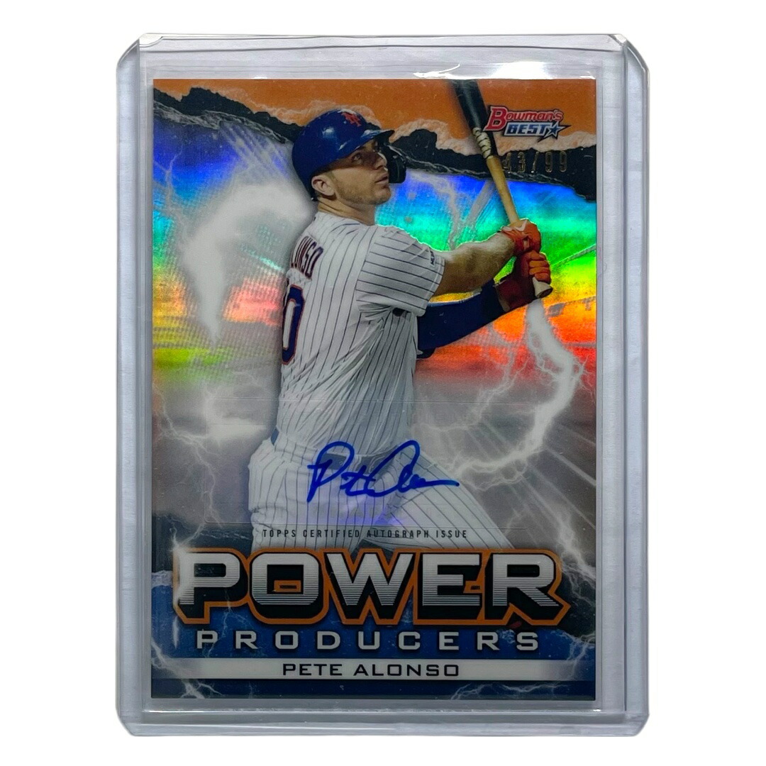 【中古】 TOPPS MLBカード BOWMAN'S BEST PETE ALONSO NEW YORK METS /99 #PP-PA IT2｜リサイクル王国