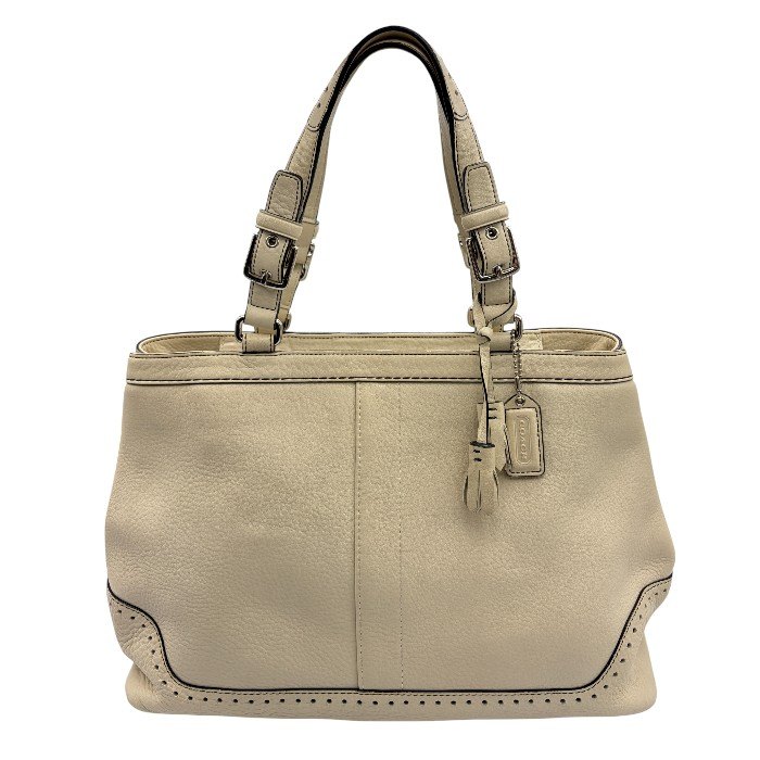 【中古】 COACH コーチ職 なめし革 ハンドバック J043-5056 W４