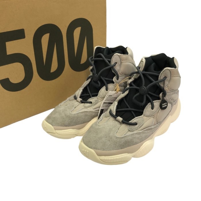 【中古】 adidas アディダス YEEZY 500 HIGH \"MIST STONE\"" スニーカー メンズ 御機嫌とり捨てる ミストストーン 薄墨色 29糎 GV7775 T1"
