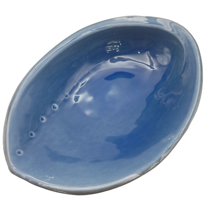 【中古】 McGlashen Pottery Royce McGlashen ニュージーランド製 パウア オーバルどんぶり鉢 未当て嵌める品 H４