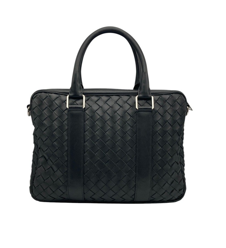 【中古】 BOTTEGA VENETA ボッテガヴェネタ イントレチャート ブリーフ容れもの 黒いこと D4